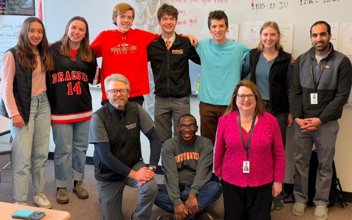Dragon PALS team at Brunswick High School
